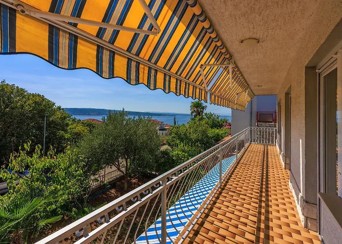 Komfortables Nur 400 Meter Zum Mit Meerblick, Grillbereich, Klima Apartmán *