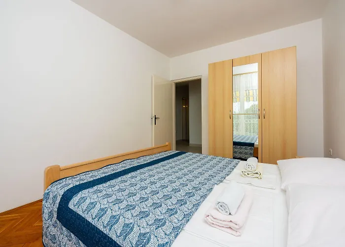 Komfortables Nur 400 Meter Zum Mit Meerblick, Grillbereich, Klima Apartmán Crikvenica