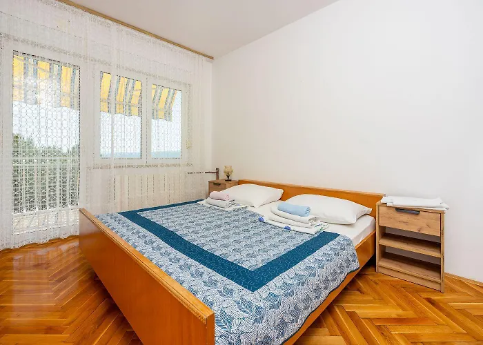 Komfortables Nur 400 Meter Zum Mit Meerblick, Grillbereich, Klima * Crikvenica